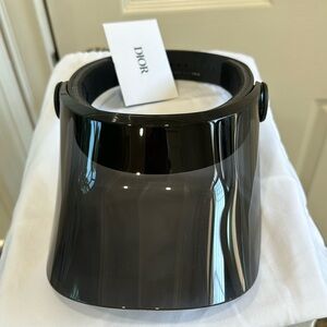 Dior Pacific Sun Visor / Black. New in Box